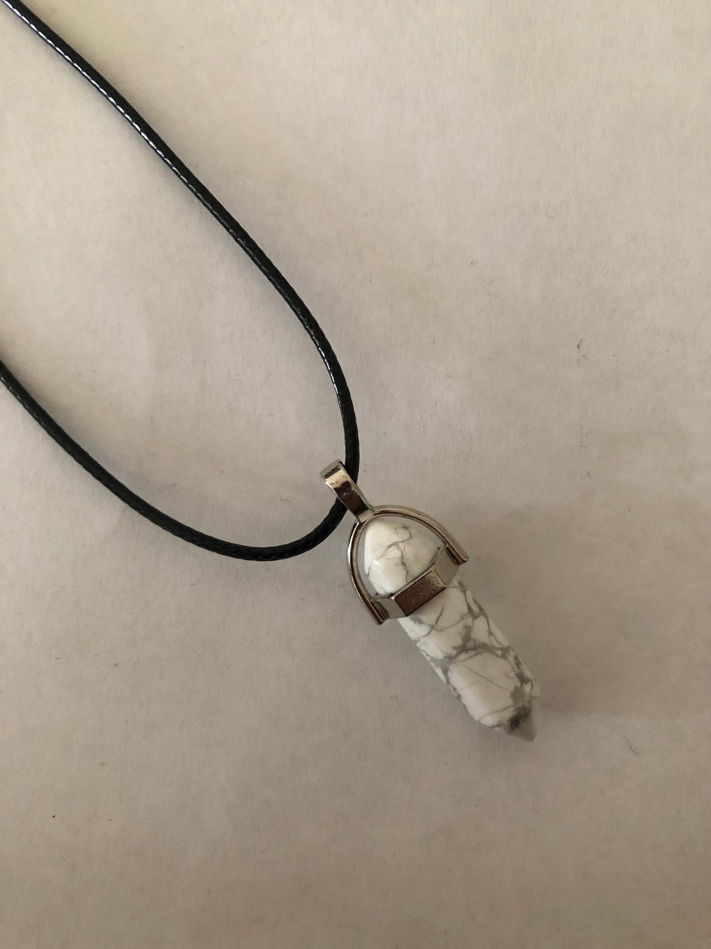Crystal healing necklace