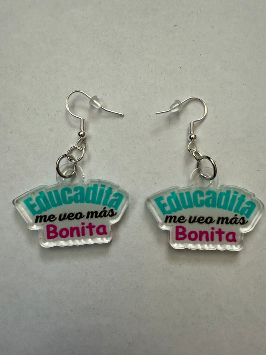 Educadita me veo más bonita earrings