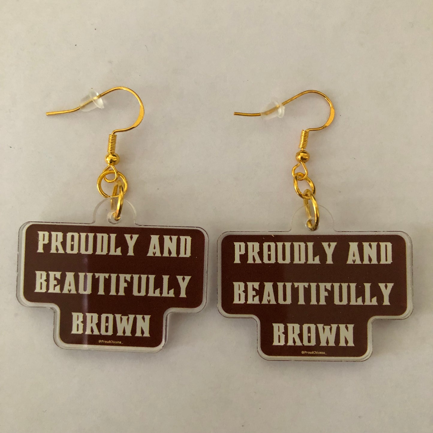 Proudly and beautifully Brown earrings