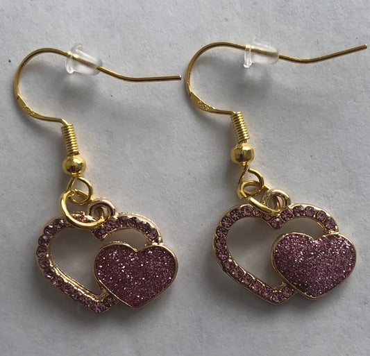 Heart-shaped earrings