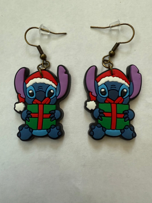 Christmas Stitch earrings