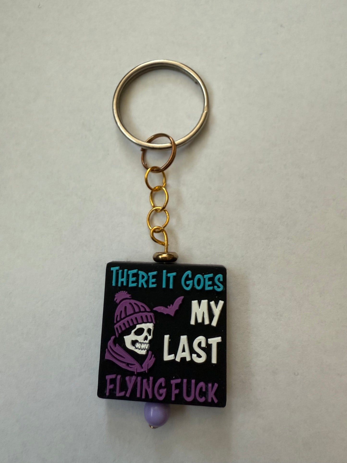 Halloween There it goes my last flying fuck Keychain