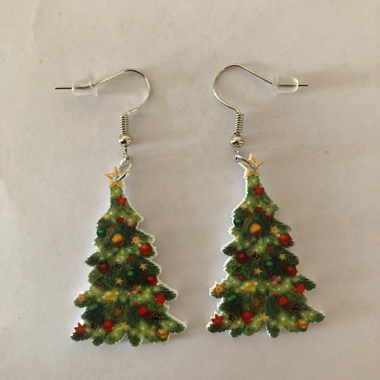 Christmas Tree earrings