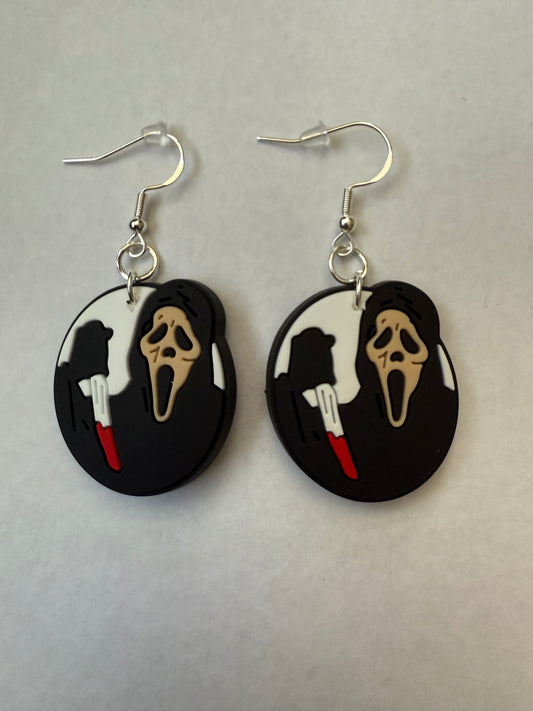 Halloween Ghostface Earrings