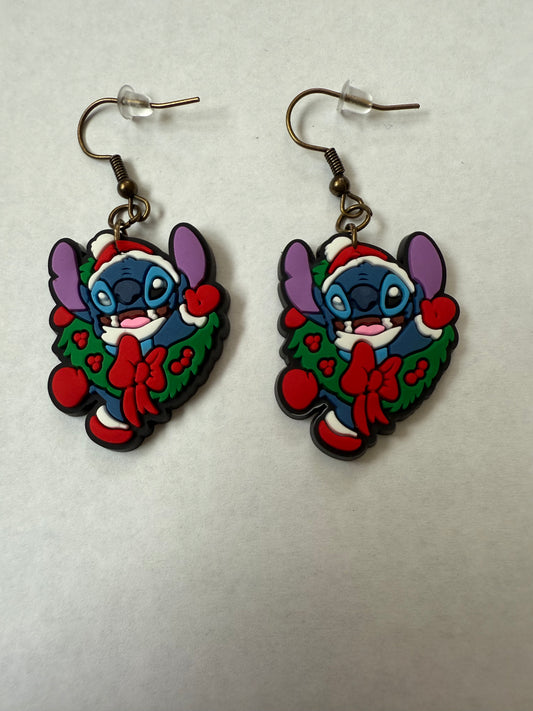 Christmas Stitch earrings