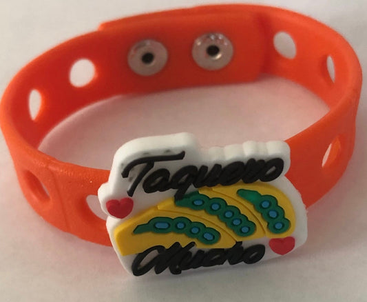 Taquero Mucho shoe charm bracelet | Latino, Mexican, and Chicano charms