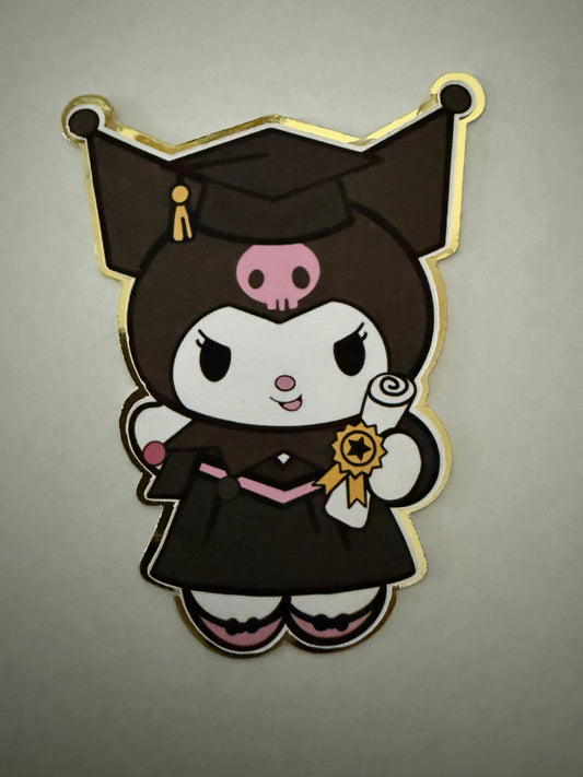 Kuromi Cut Out Graduation Leis Topper