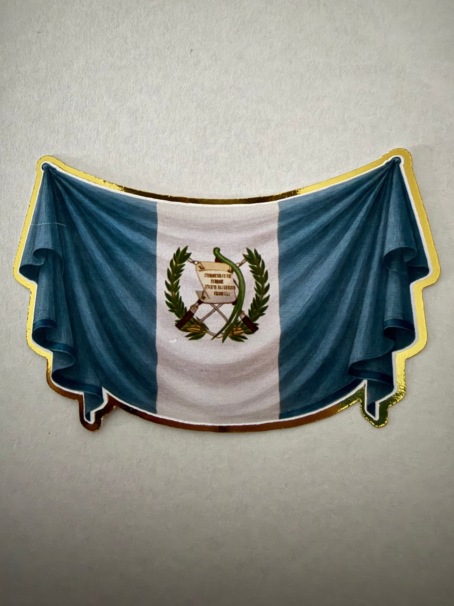 Guatemala Flag Cut Out Graduation Leis Topper