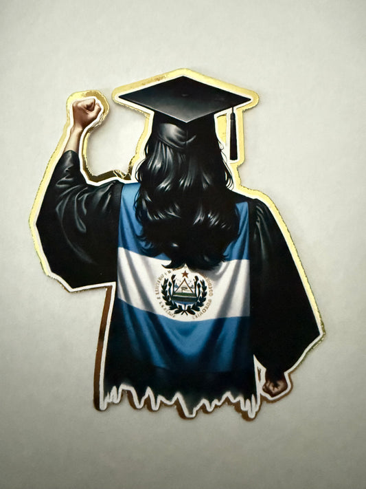 El Salvador Grad Cut Out Graduation Leis Topper