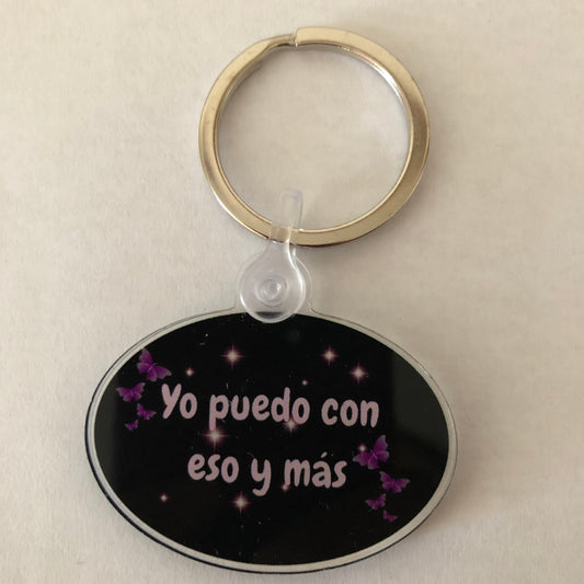 Yo puedo con eso y más keychain