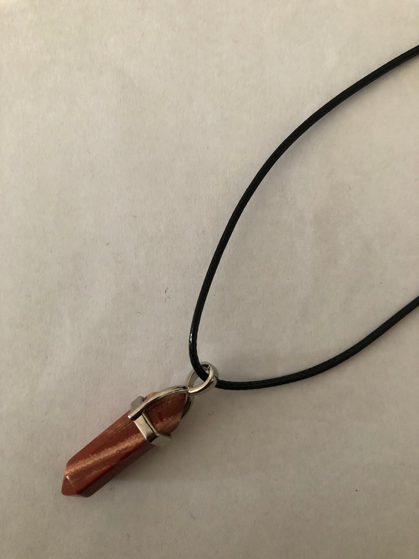 Crystal healing necklace