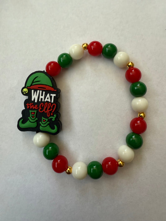 Christmas What the elf? bracelet