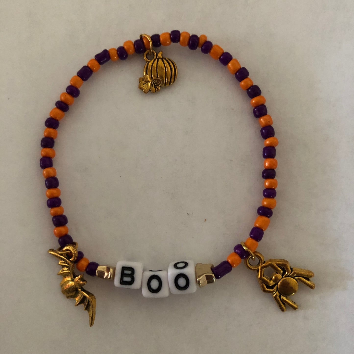 Halloween Spooky Boo Bracelet