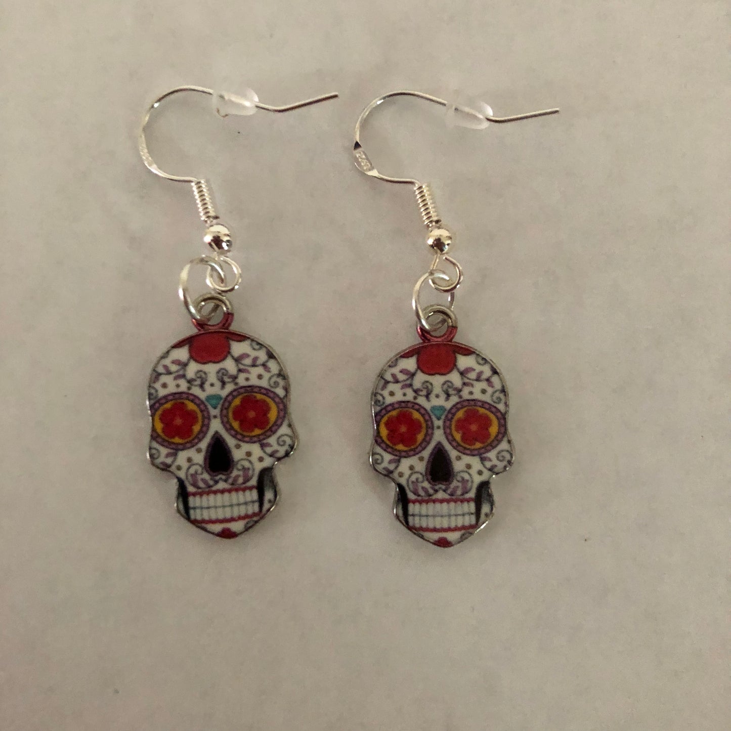 Día De Muertos Skull Calavera Earrings