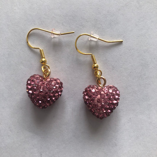 Heart-shaped earrings