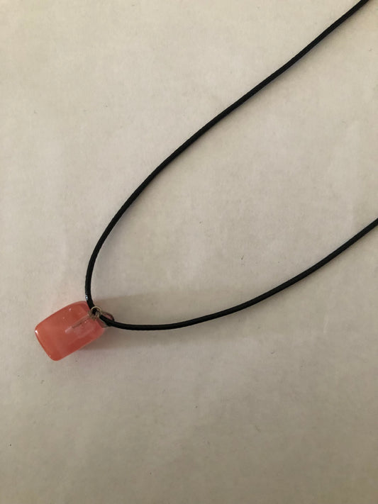 Crystal healing necklace