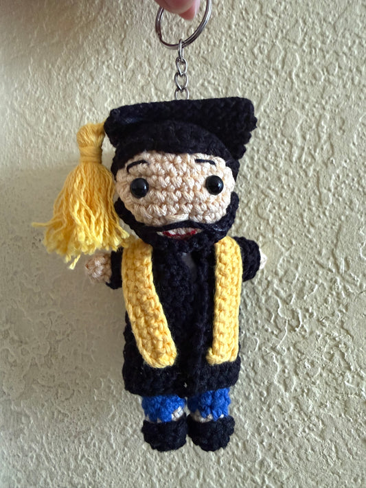 Class of 2026 Graduation crochet keychain