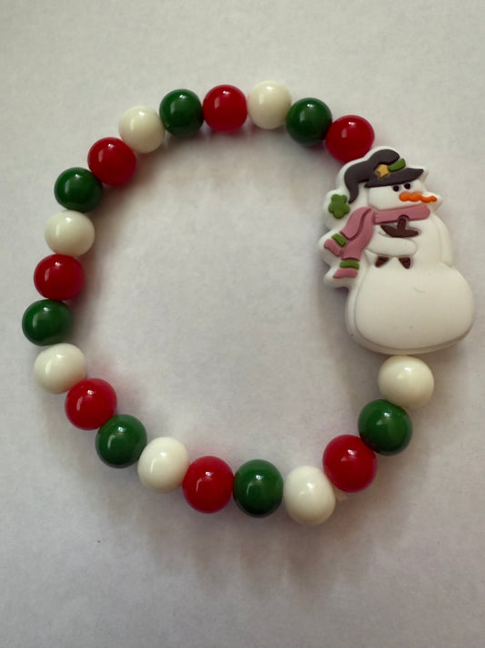 Christmas Snowman bracelet
