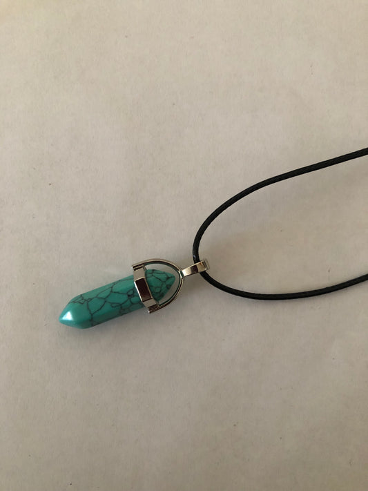 Crystal healing necklace