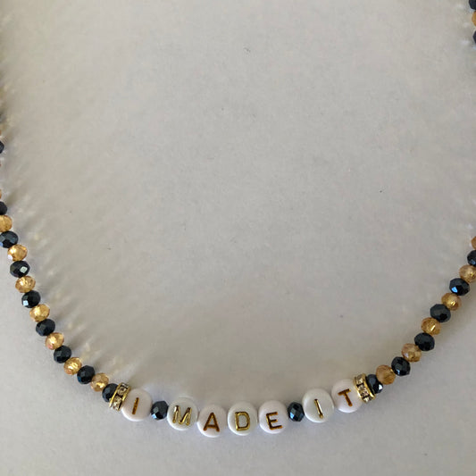 Class of 2025 I Made It Graduate necklace