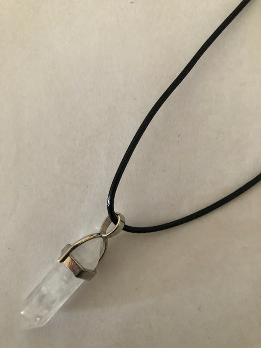 Crystal healing necklace