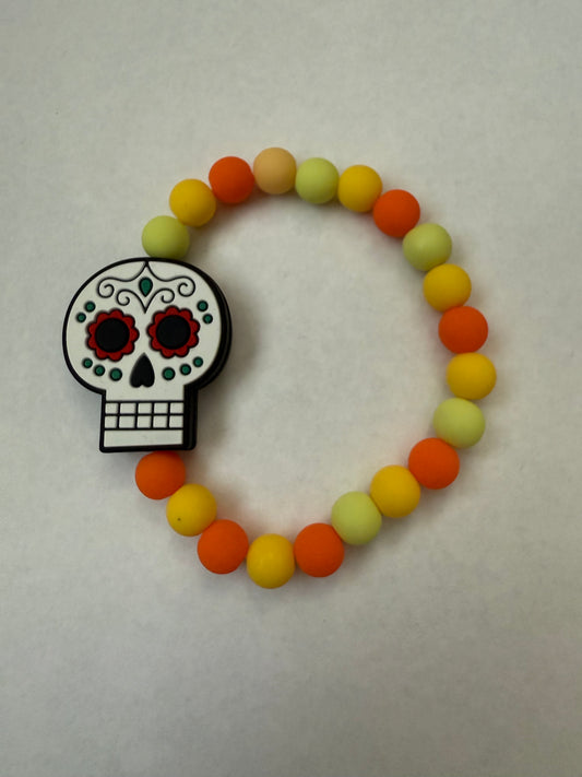 Día De Muertos Skull Calavera Bracelet