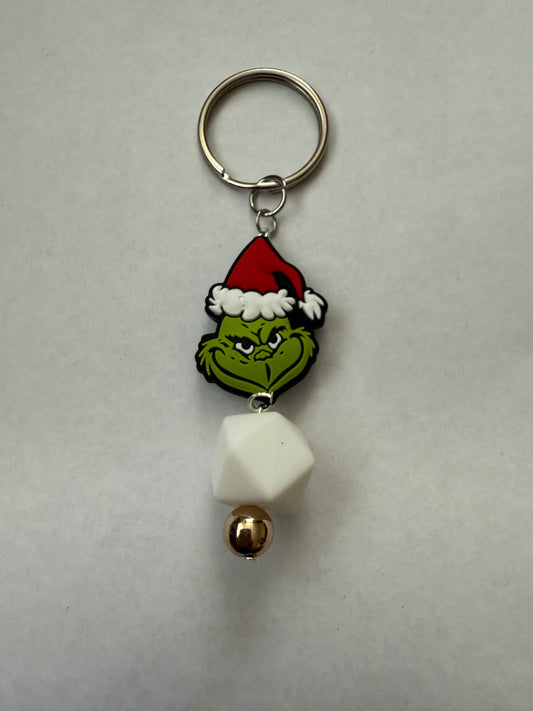 Christmas Grinch keychain