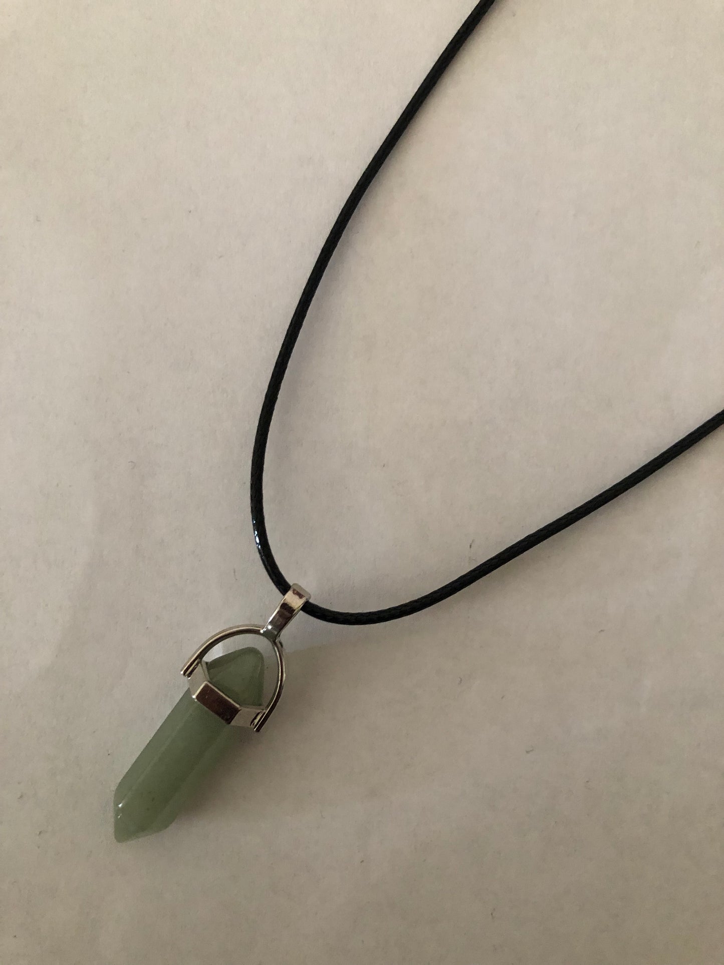 Crystal healing necklace