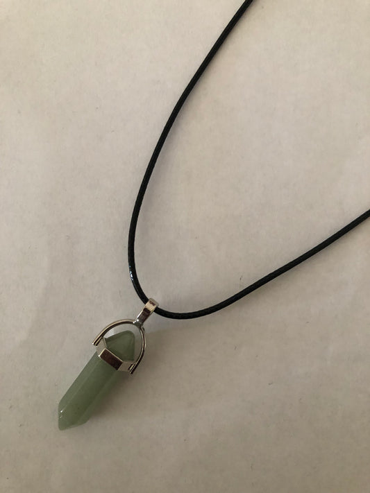 Crystal healing necklace