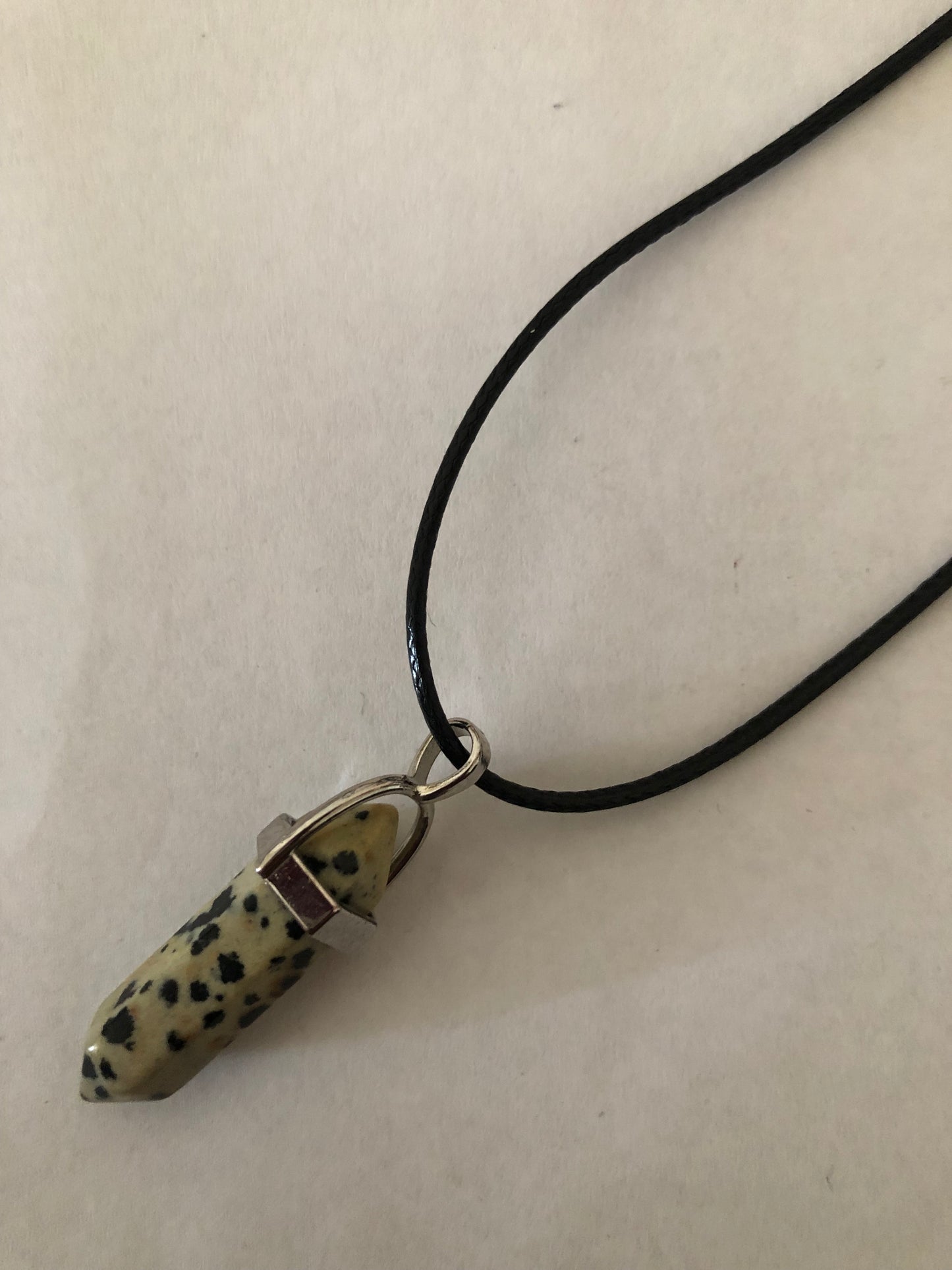 Crystal healing necklace