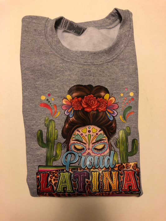 Proud Latina Unisex crewneck sweatshirt