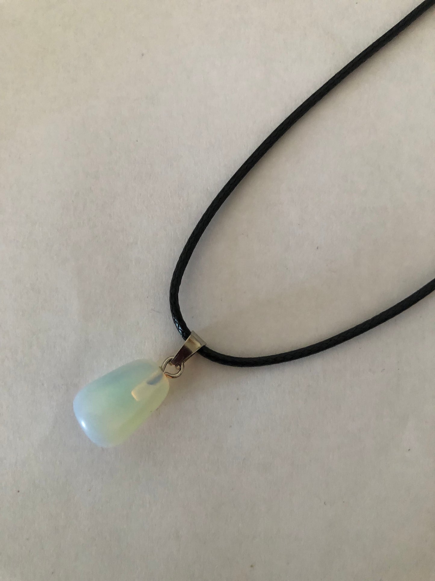 Crystal healing necklace