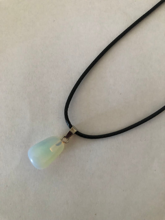 Crystal healing necklace