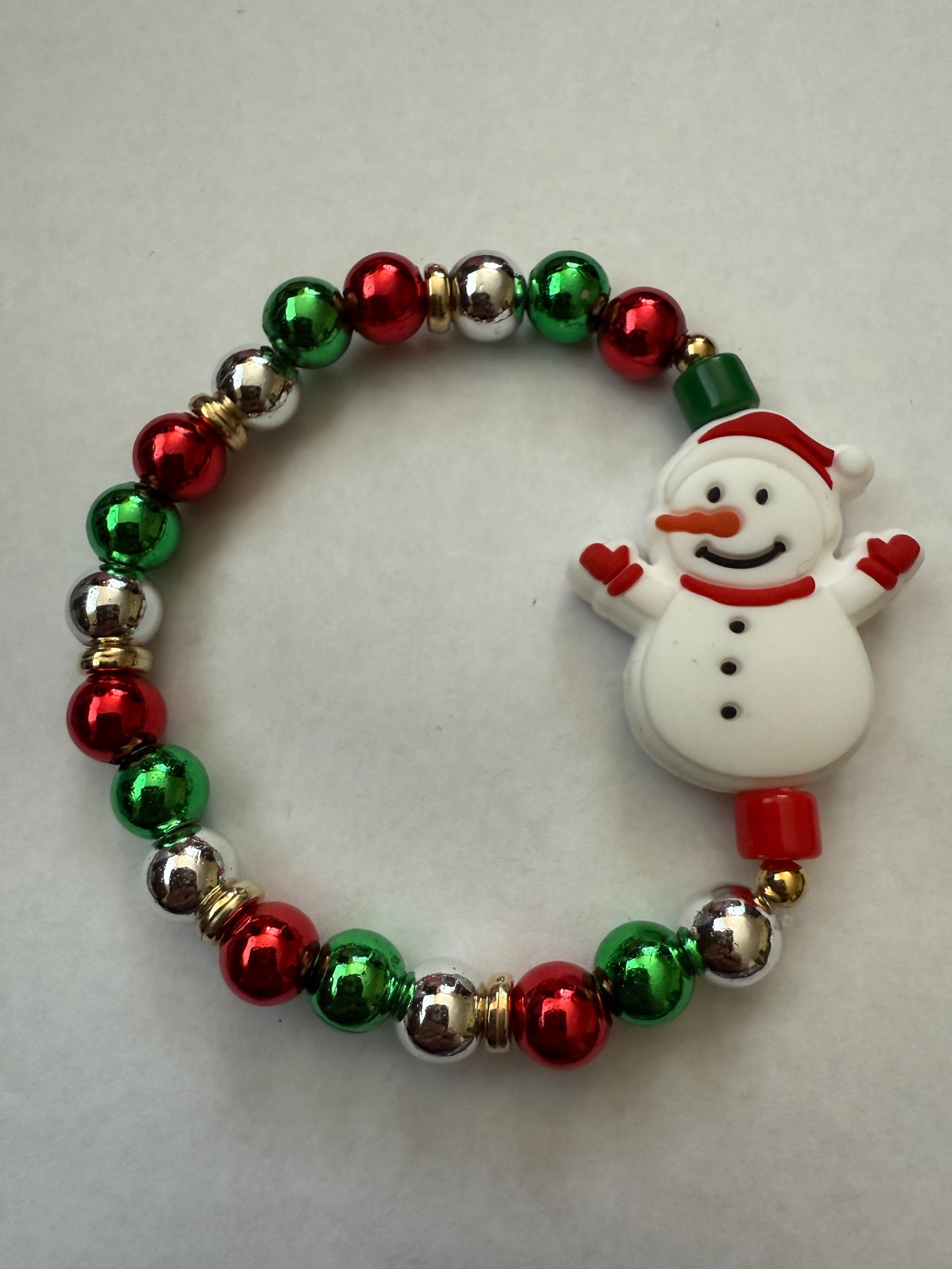 Christmas Snowman bracelet