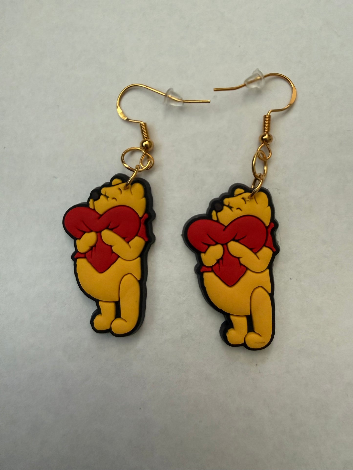 Winnie the Pooh Love earrings