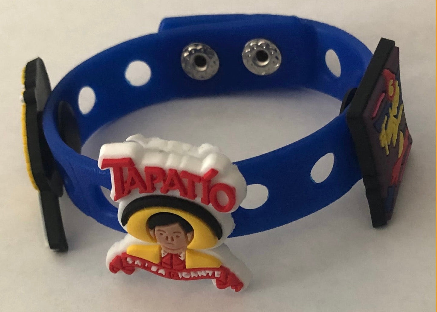 Elote, Tapatio & Takis Croc charm bracelet | Latino, Mexican, and Chicano charms