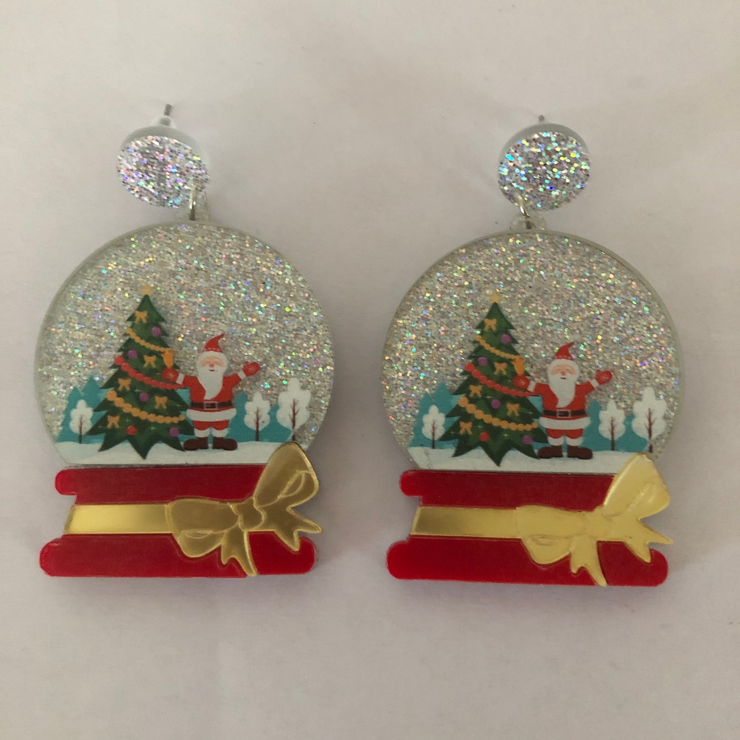 Christmas Santa Claus earrings