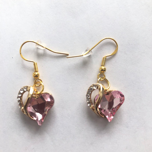 Heart-shaped earrings