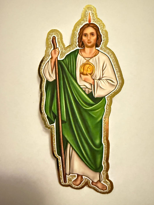 San Judas Tadeo Cut Out Graduation Leis Topper