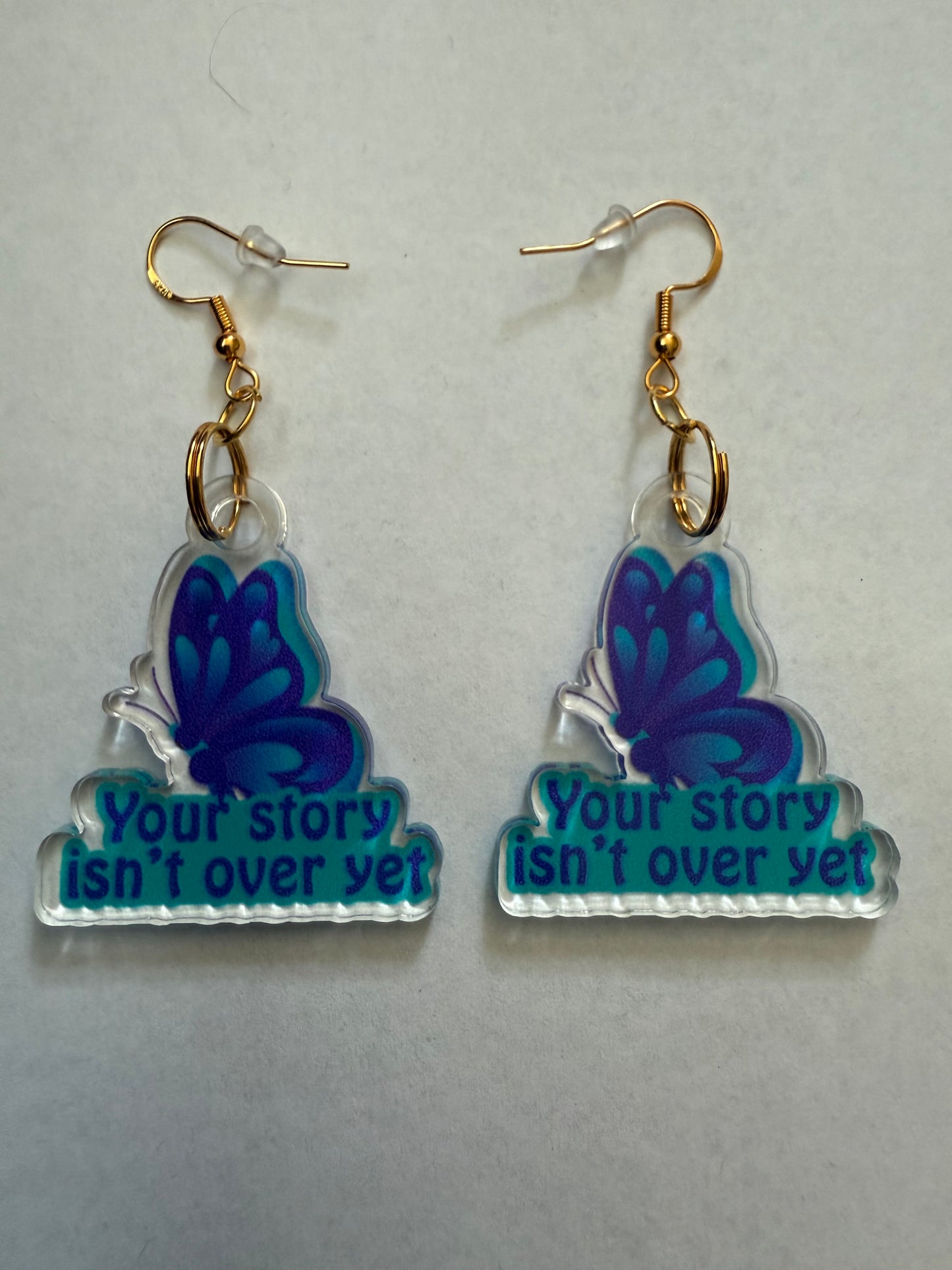 Your story isn’t over yet earrings