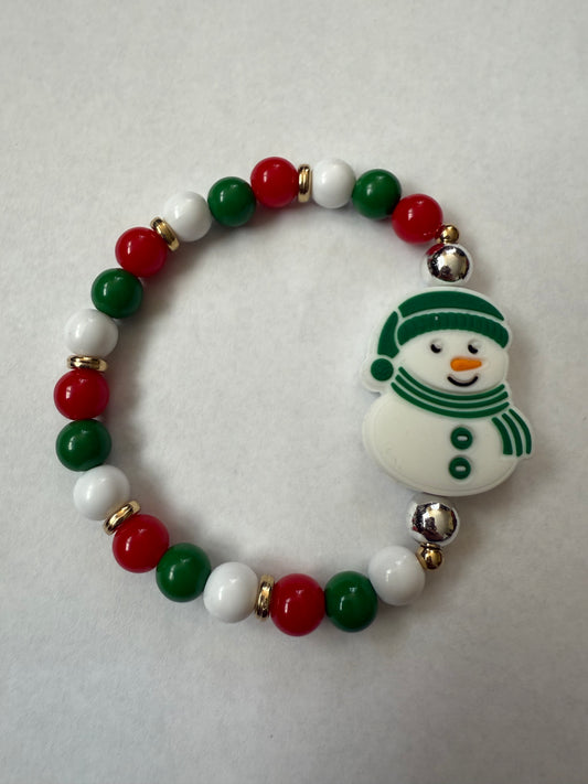 Christmas Snowman bracelet