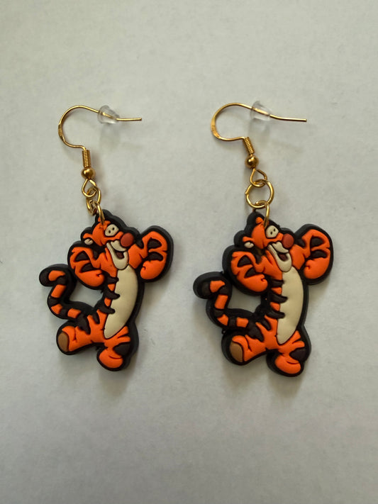 Winnie the Pooh Tigger earrings