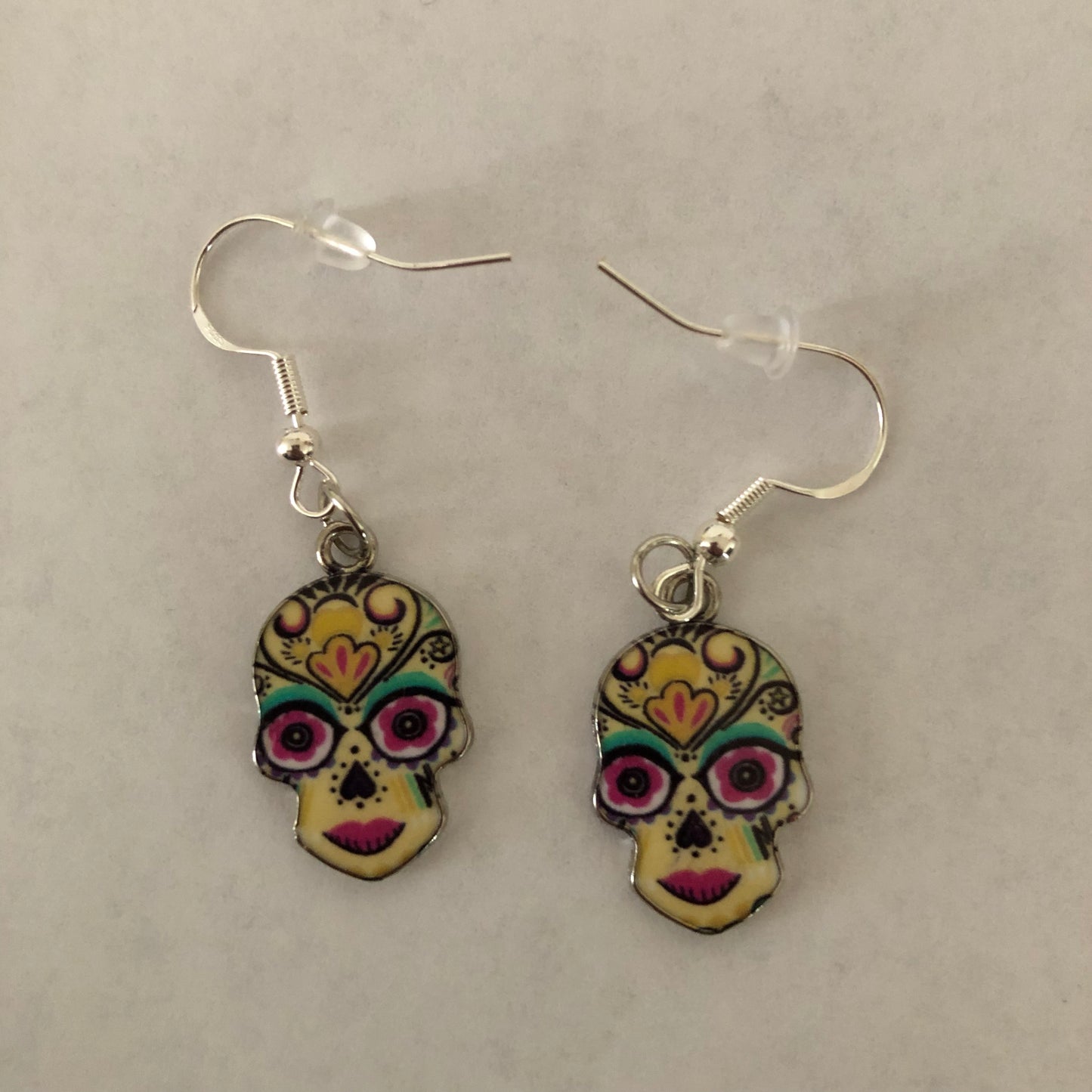 Día De Muertos Skull Calavera Earrings