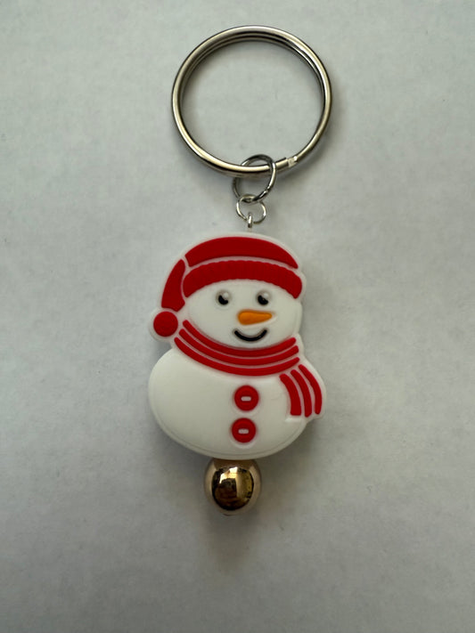 Christmas Snowman keychain