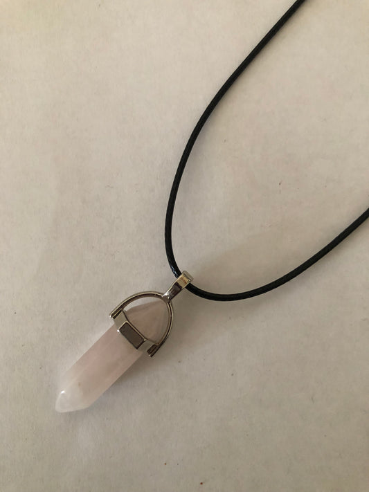 Crystal healing necklace