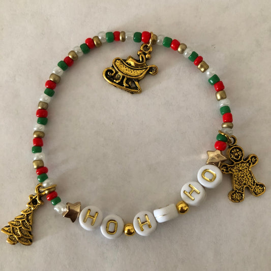 Christmas Ho-Ho-Ho bracelet
