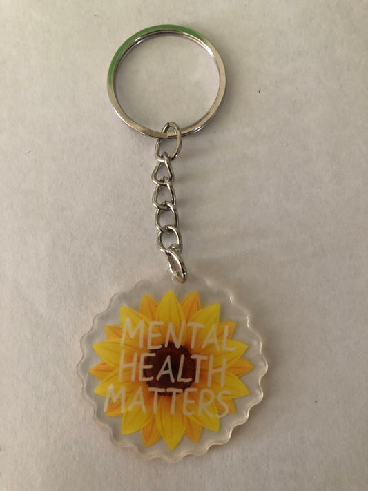 Mental health matters keychain