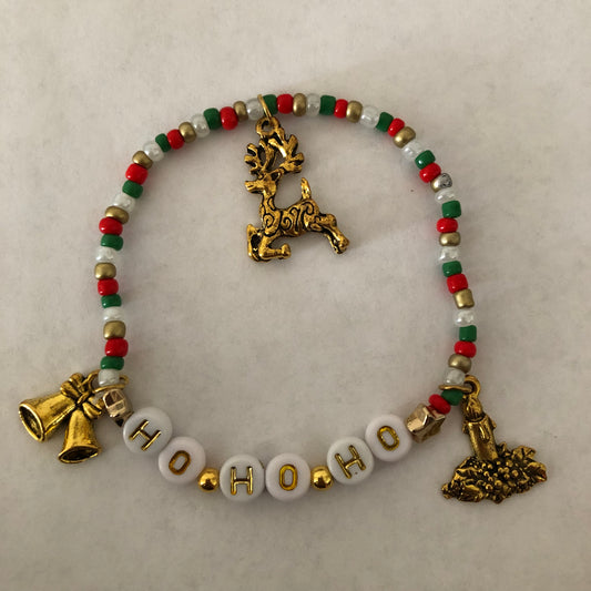 Christmas Ho-Ho-Ho bracelet