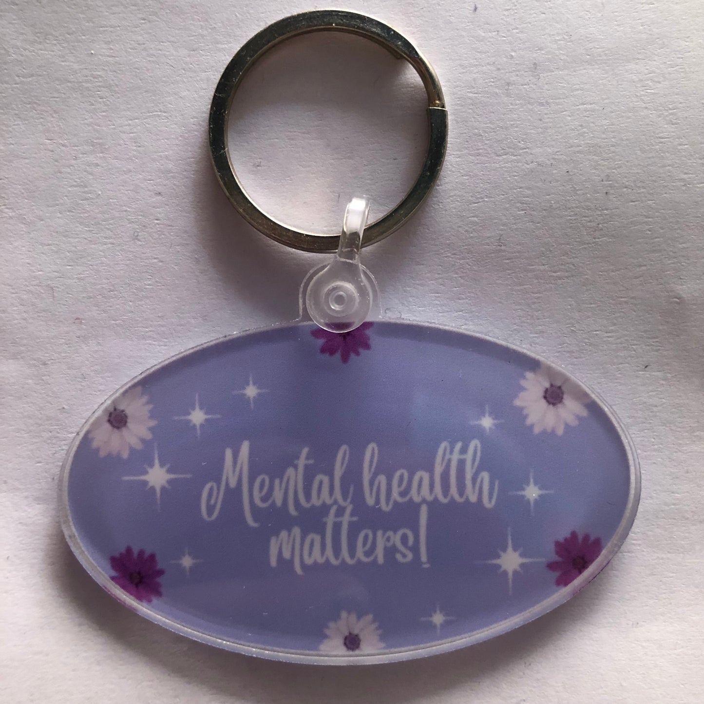 Mental health matters keychain