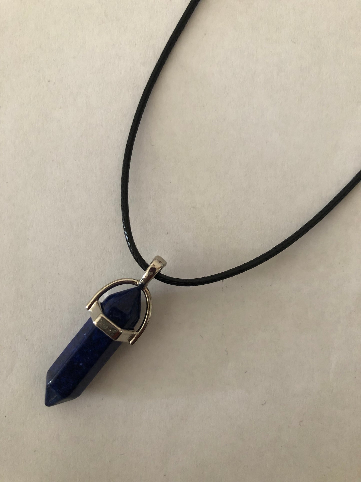 Crystal healing necklace